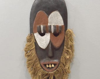 African Mask Malindi Warega Zaire Cows Teeth Malindi Mask