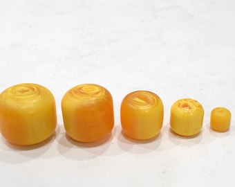 Light Butterscotch Copal Amber Beads