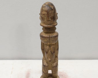 African Dogon Female Wood Statue Mali