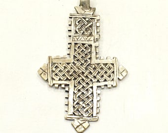 Ethiopian Silver Coptic Cross Tuareg Tribe North Africa