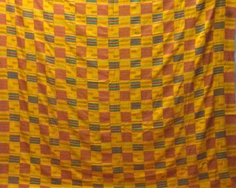 African Old Ashanti Kente Cloth Ghana