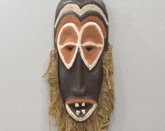 African Mask Malindi Warega Zaire Cows Teeth Malindi Mask