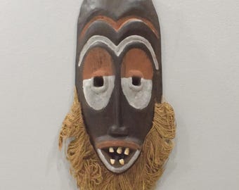 African Mask Malindi Warega Zaire Cows Teeth Malindi Mask