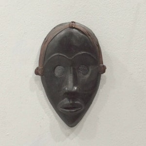 African Dan Burnished Wood Mask Liberia