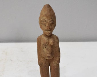 African Lobi Tribe Female Wood Statue