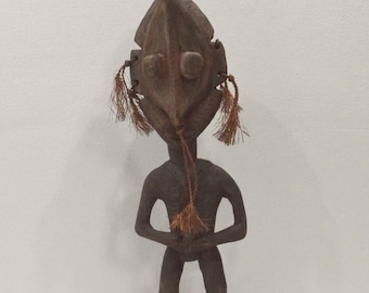 Papua New Guinea Statue Mindibit Village Ancestor Figure Black Water Lakes