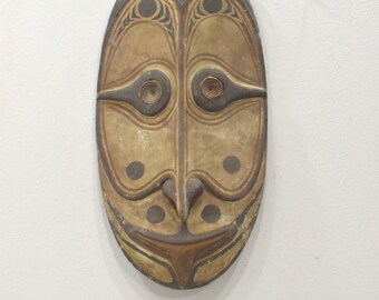 Papua New Guinea Mask Korogo Village Ceremonial Mask