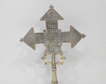 Ethiopian Silver Coptic Specter Cross