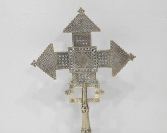 Ethiopian Silver Coptic Specter Cross