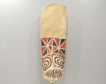 Papua New Guinea Baining Mask Female Secret Society Dance Mask Bark Cloth