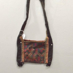 Bolso de hombro Monedero Monedero de la tribu Hmong Hill Bolso de hombro bordado