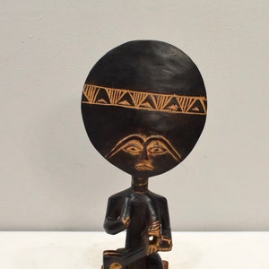 Afrikaanse Ashanti-figuur Ghana Grote Akua'bua Moederpop