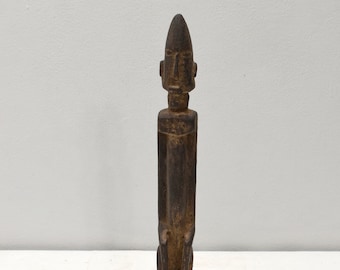 African Dogon Male Wood Statue Mali