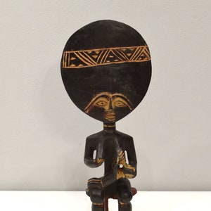 Afrikaanse Ashanti-figuur Ghana Grote Akua'bua Moederpop