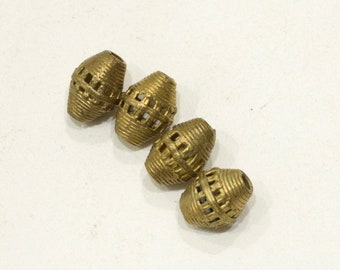 Beads African Brass Oval Cage  Bead