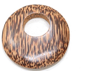 Beads Philippine Palmwood Pendants 60mm
