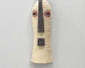 African Mask Songye Male Wood DRC Mask