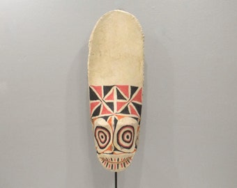 Papua New Guinea Baining Mask Female Secret Society Dance Mask Bark Cloth