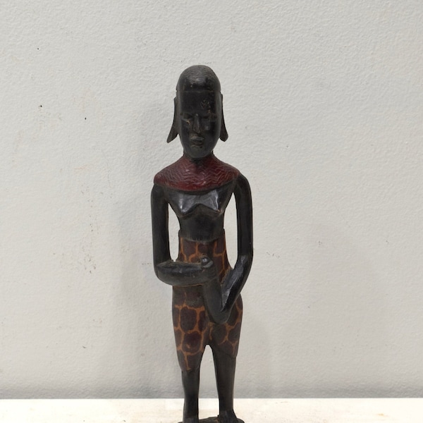 African Statue Masai Warrior Statue