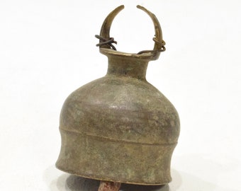 Bronze Bell India Religious Decorative Ceremonial Bell