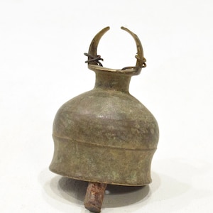 Bronze Bell India Religious Decorative Ceremonial Bell