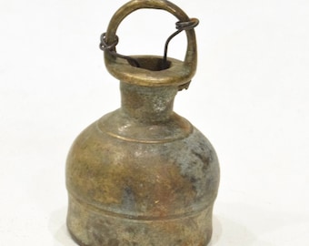 Bronze Bell India Religious Decorative Ceremonial Bell