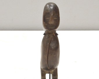 African Carved Figure Lega DRC