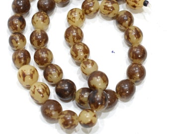 Beads Philippine Natural Round Buri Nut Beads