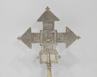 Ethiopian Silver Coptic Specter Cross