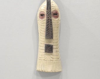 African Mask Songye Male Wood DRC Mask
