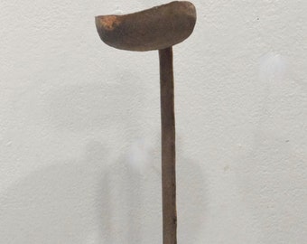 African Metal Oil Lamp Dogon Tribe Mali