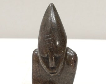 Figure abstraite sculptée africaine Sculpture Zimbabwe