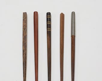 Hair Sticks Indonesian Assorted Wood Hair Sticks