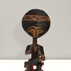Afrikaanse Ashanti-figuur Ghana Grote Akua'bua Moederpop