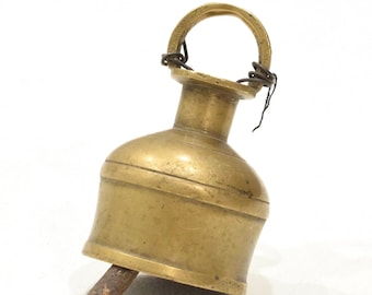 Bronze Bell India Religious Decorative Ceremonial Bell