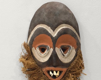 African Mask Malindi Warega Wood Mask Zaire