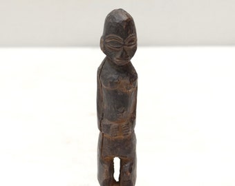 African Lobi Tribe Wood Female Fetish Statue Burkina Faso