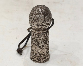 Tibetan Chop Seal Sterling Silver Signature Seal Chop Seal