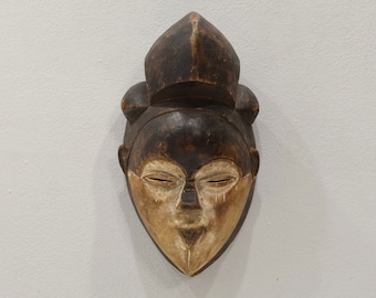 African Punu Tribe Female Mask Gabon