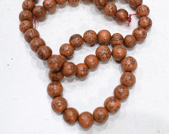 Beads Philippine Brown Betel Nut Beads 8-12mm