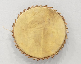 Drum Flat Head Ceramic Skin Morrocan Drum