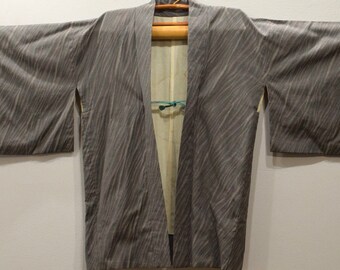 Kimono Japanese Iridescent Gray Kimono