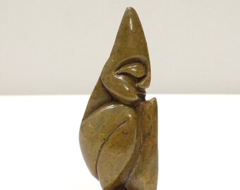 African Carved Abstract Figure Sculpture Zimbabwe