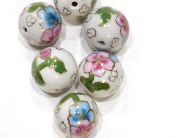 Beads Chinese Porcelain Beads 16-17mm