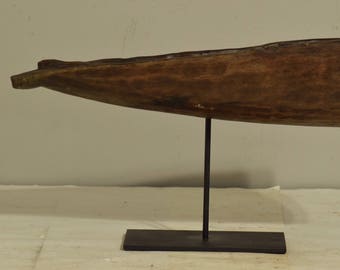 Papua New Guinea Canoe Crocodile Iatmul Tribe Canoe Prow