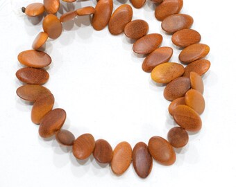 Beads Philippine Oval Redwood Beads