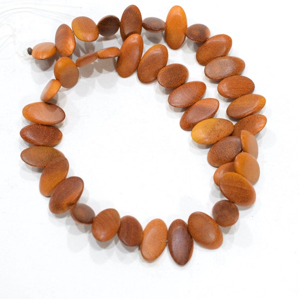 Beads Philippine Oval Redwood Beads