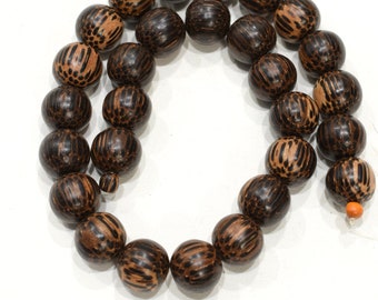 Beads Philippine Dark Palmwood Round Beads