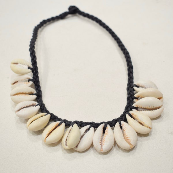 African Cowrie Shell Choker 14" or Anklet 12"