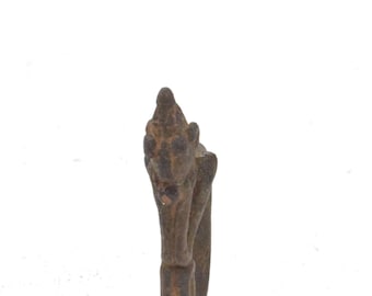 African Metal Double Figure Fetish Ghana